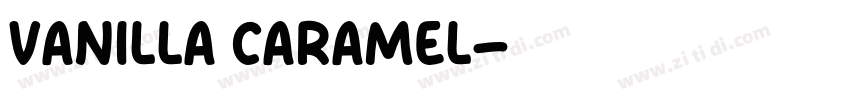 Vanilla Caramel字体转换